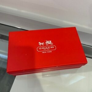 Coach Red Decor Gift Box 9x5x2
